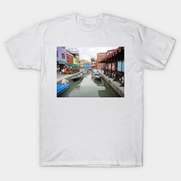 Burano is the island of lace and canals T-Shirt by Peter the T-Shirt Dude